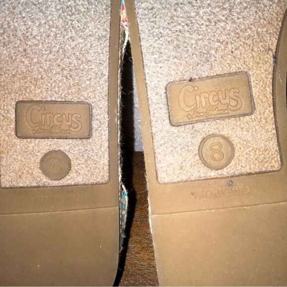 Sam Edelman Circus Tropical Floral Print Rope Lace Up Espadrille Sandal Shoes - Picture 7 of 8